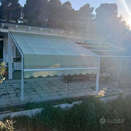 Coppia di tende da sole per giardino