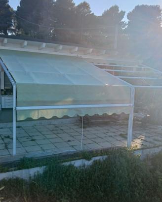 Coppia di tende da sole per giardino