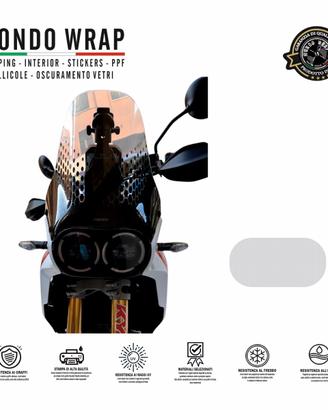 Adesivo protettivo PPF Faro, luci DesertX 2024