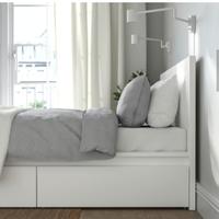 Letto Ikea Malm 160x200 con cassetti e materasso 