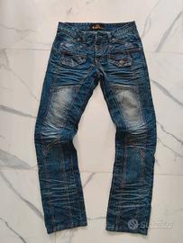 Jeans Vintage Y2K B.Eene 85 – Cargo Biker con Dett