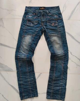 Jeans Vintage Y2K B.Eene 85 – Cargo Biker con Dett