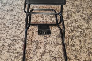 Portapacchi Posteriore con Schienale per Vespa