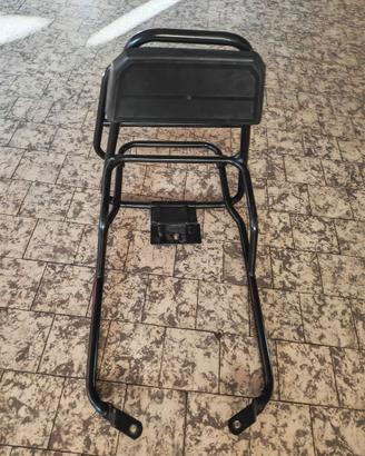 Portapacchi Posteriore con Schienale per Vespa