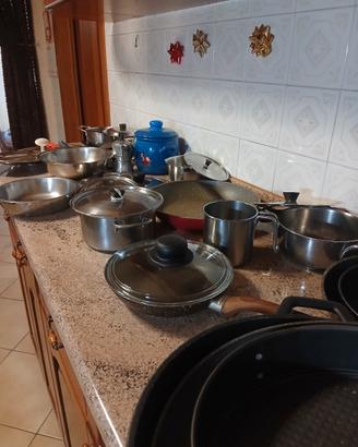 pentole in acciaio inox e antiaderenti