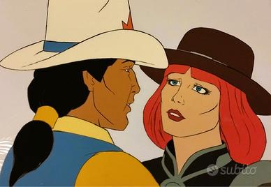 Cel e disegno originali dal cartone BRAVESTARR