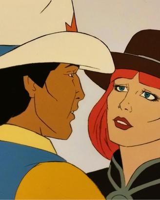 Cel e disegno originali dal cartone BRAVESTARR