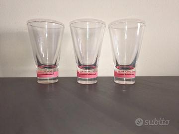 Set di tre bicchieri vintage per Amaro Averna. Son