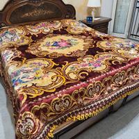 Copriletto in ciniglia originale anni '60 Sicilia 