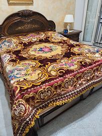 Copriletto in ciniglia originale anni '60 Sicilia 