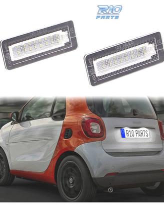 LUCI TARGA A LED PER SMART FORTWO