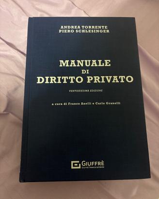 Manuale di diritto privato- 20esima torrente