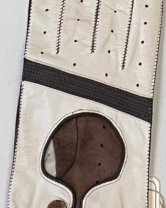 Guanti da guida vintage anni 60 tg. 8-8,5