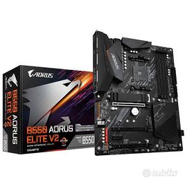 Scheda madre AORUS  b550 cpu ryzen3  16gb ram