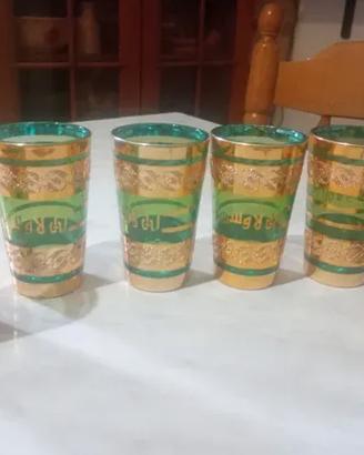 Set 6 Bicchieri da Tè Marocchi Vintage – Verde Sme