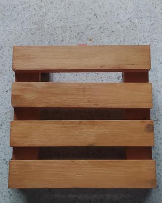 Portavaso in legno naturale – supporto per piante