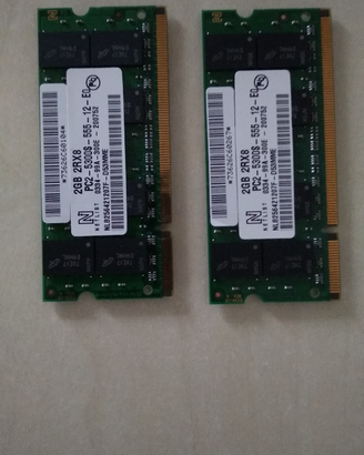 Ram notebook portatile 2 gb