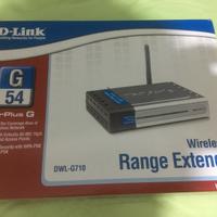 Router D-Link DWL-G710 e amplificatore di segnale