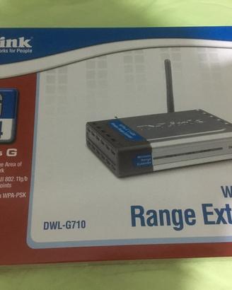 Router D-Link DWL-G710 e amplificatore di segnale