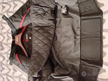 Giacca Moto BORLENI Uomo/Donna - Impermeabile, Con Protezioni CE, Gilet Termico Removibile, Nero - Foto 7