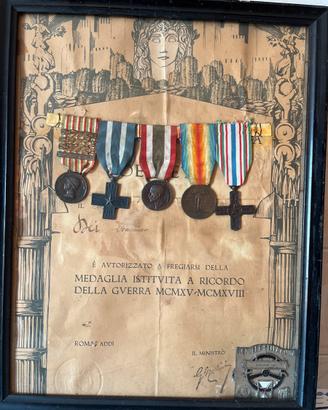Lotto militaria della prima guerra mondiale
