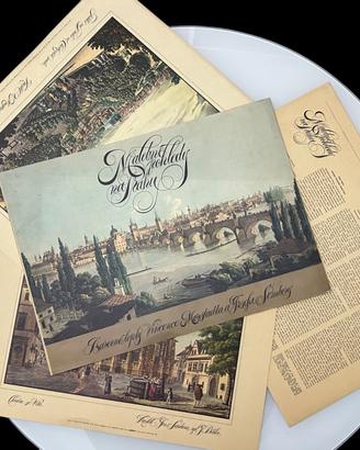 Litografie Vedute di Praga Vincenc Morstadt