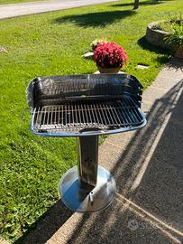 Griglia A Colonna In Acciaio Con Griglia