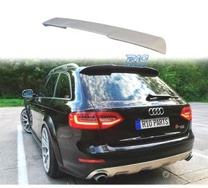 SPOILER ALETTONE AUDI A4 B8 AVANT 07-15 NERO LUCID