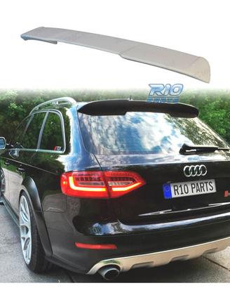 SPOILER ALETTONE AUDI A4 B8 AVANT 07-15 NERO LUCID