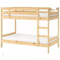 Letto ikea a castello Mydal e materassi