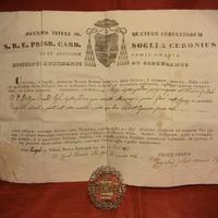 RELIQUIARIOcon RELIQUIA DI SAN PACIFICO-MARCHE1800