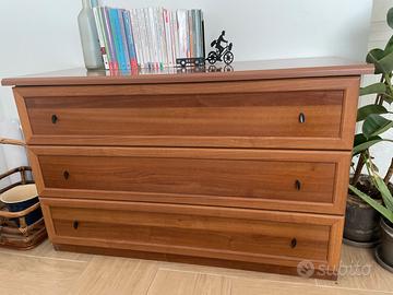 Cassettiera tre cassetti