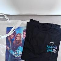 Love me love me t-shirt e shopper
