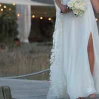 Vestito da sposa bianco taglia 40