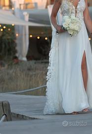 Vestito da sposa bianco taglia 40