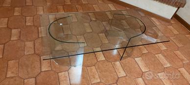 tavolino da salotto in vetro
