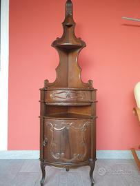 mobile angolare in legno 