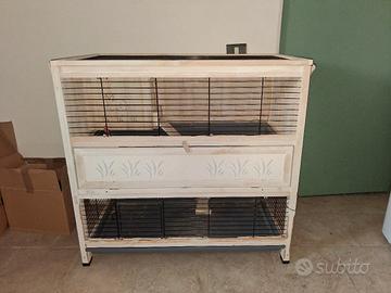 GABBIA CONIGLI FERPLAST 2 PIANI