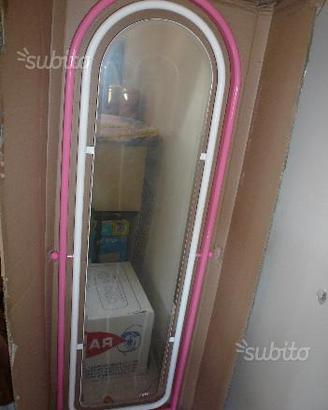 Specchiera barbie in metallo 175 x 55 cm
