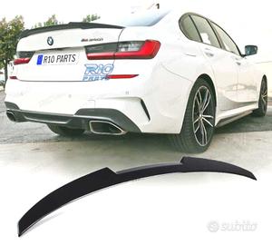 SPOILER ALETTONE PER BMW G20 LOOK M4 NERO LUCIDO