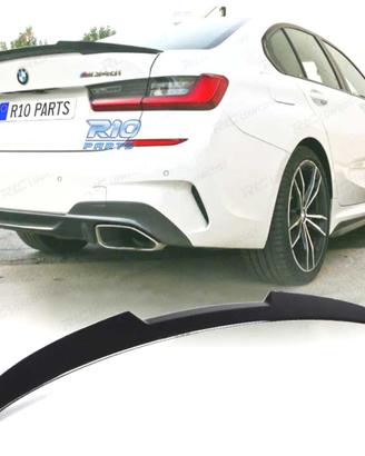 SPOILER ALETTONE PER BMW G20 LOOK M4 NERO LUCIDO