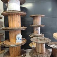 34 bobine di legno vuote per arredamento giardini 