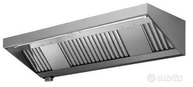 CAPPA ASPIRANTE PROFESSIONALE INOX USATA