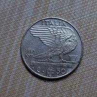 Moneta rara da 50 centesimi 1939