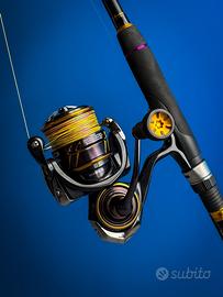 Combo da eging Daiwa Legalis squid e Caldia 3000