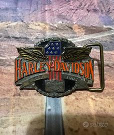 Fibbia Originale Harley Davidson del 1988 Stupenda