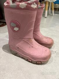 Stivali Rosa Bambina