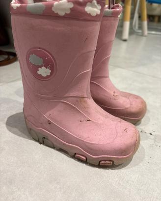 Stivali Rosa Bambina