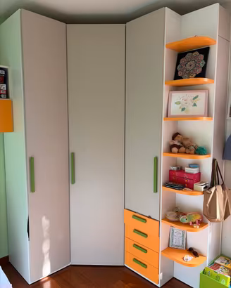 CAMERETTA COMPLETA E SCRIVANIA CON LIBRERIA