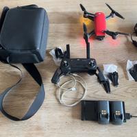 DJI Spark (fotocamera rotta) Fly More 3 batterie